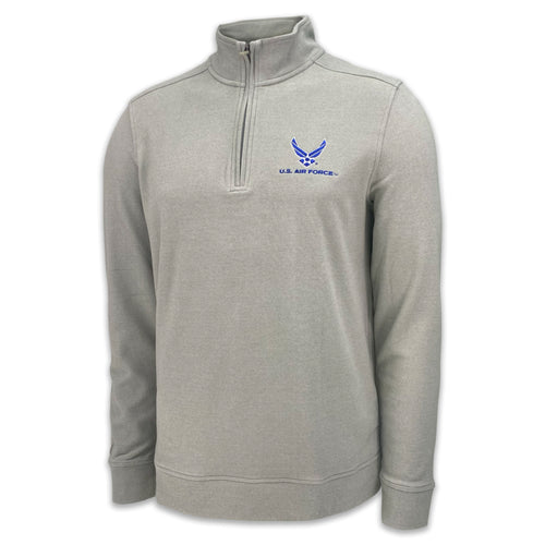 Air Force Subtle 1/4 Zip Pullover (Grey)