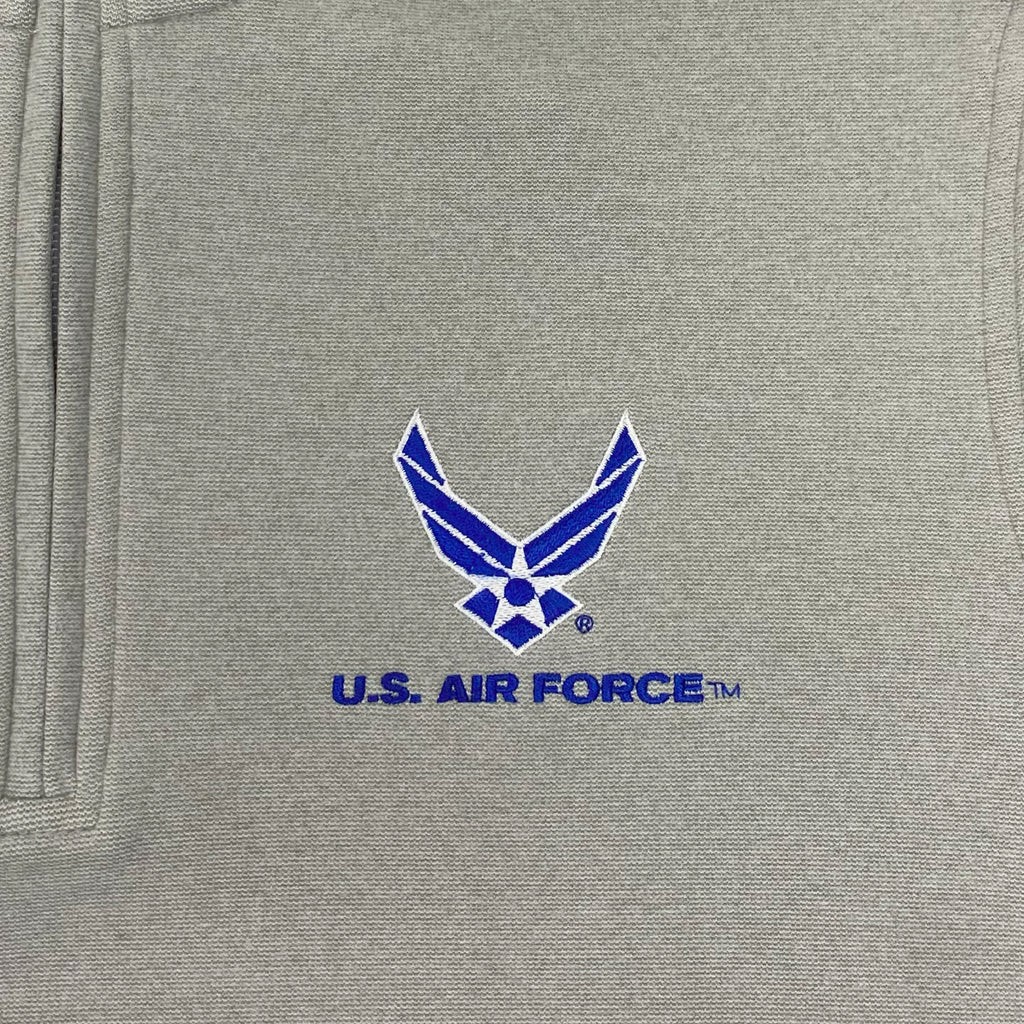 Air Force Ladies Crush 1/4 Zip Pullover (Grey)