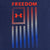 Under Armour Freedom Flag Gradient T-Shirt (Navy)