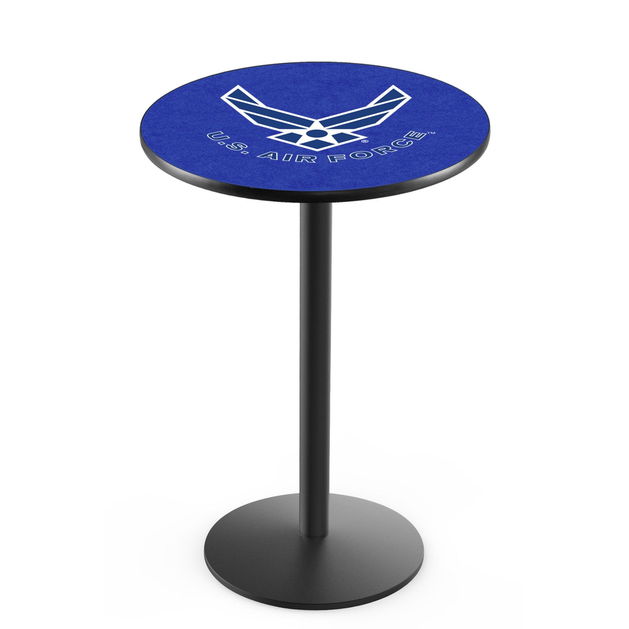 Air Force Wings Pub Table with Round Base*