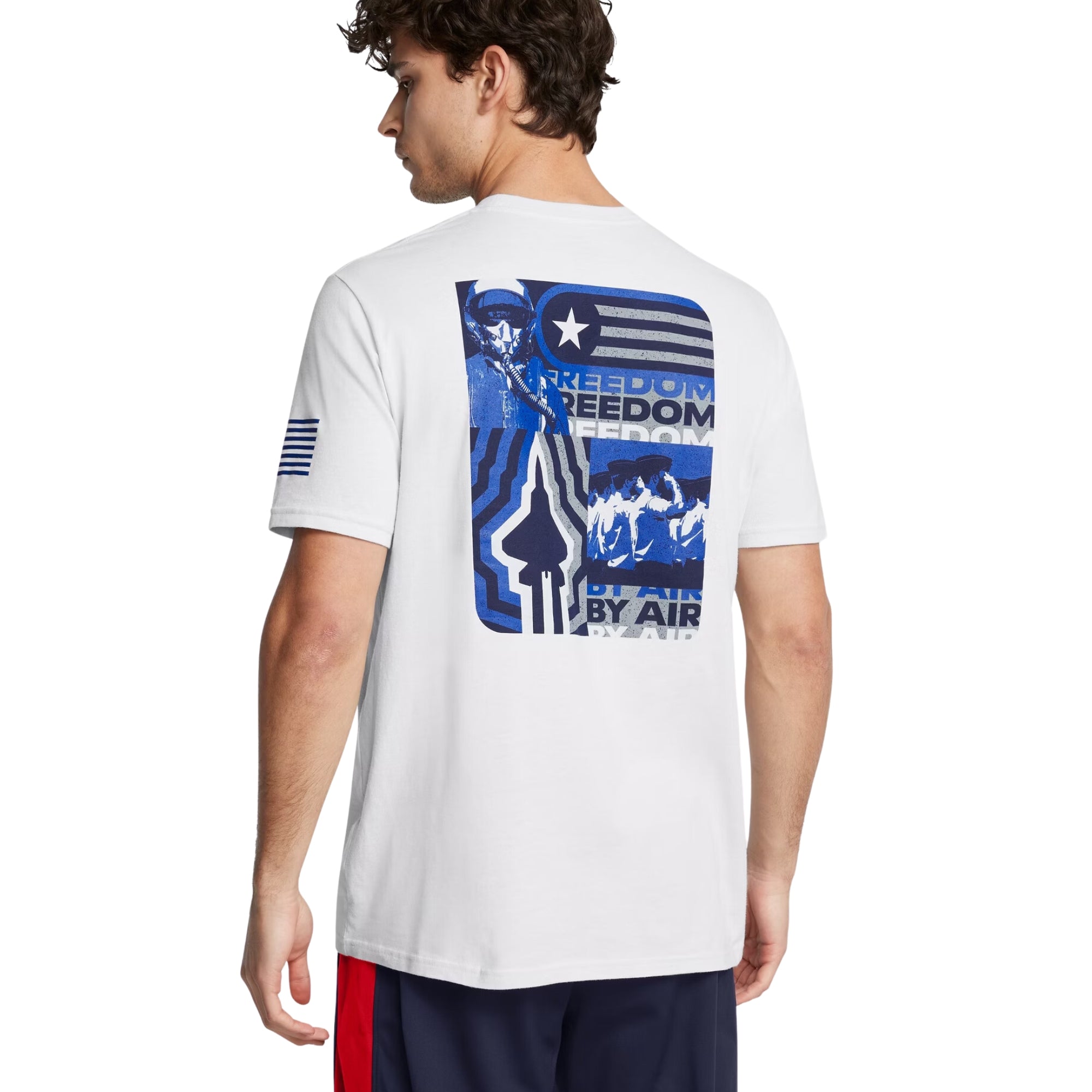 Patriotic Eagle Men's T-Shirt | Royal Blue | Medium | Headline Shirts