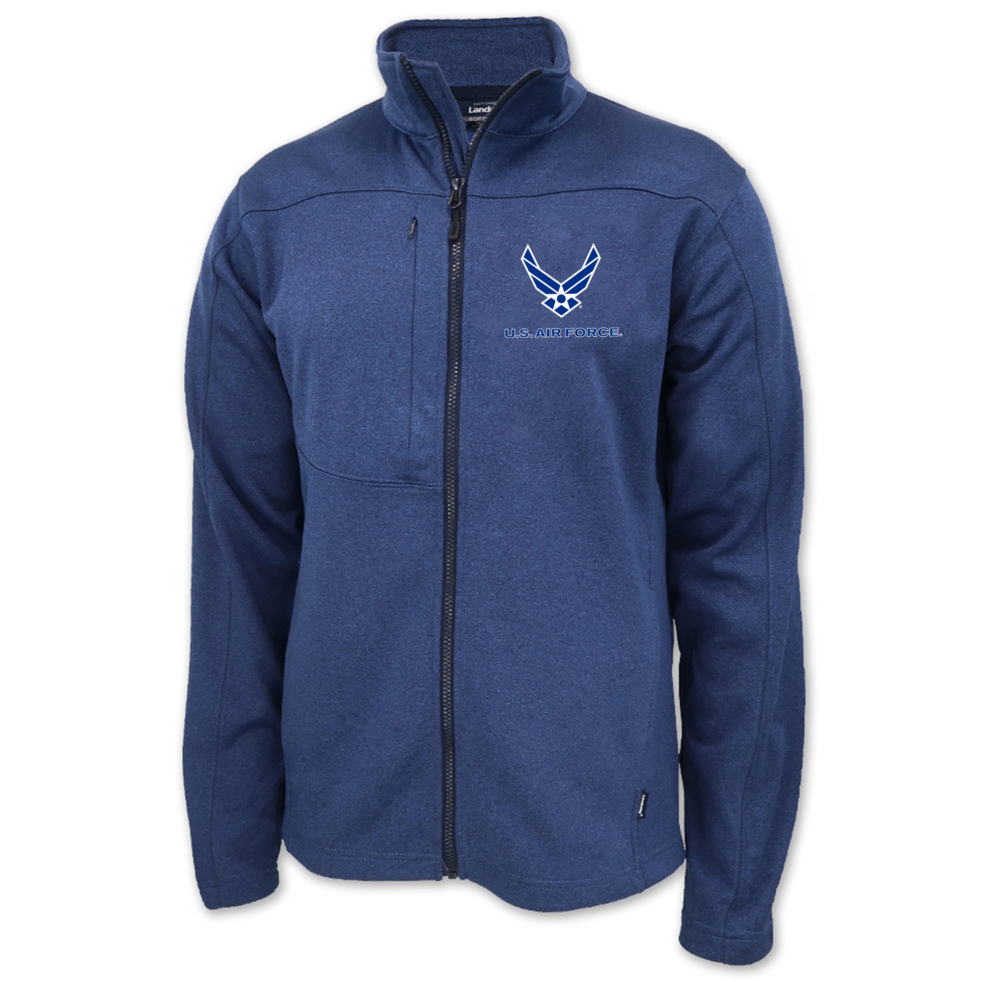 Air Force Wings Men's Flash Performance Knit Jacket (Blue)