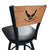 Air Force Wings Swivel Stool with Laser Engraved Back*