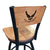 Air Force Wings Swivel Stool with Laser Engraved Back*