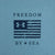 Navy Under Armour Freedom By Sea Skull T-Shirt (Blue)