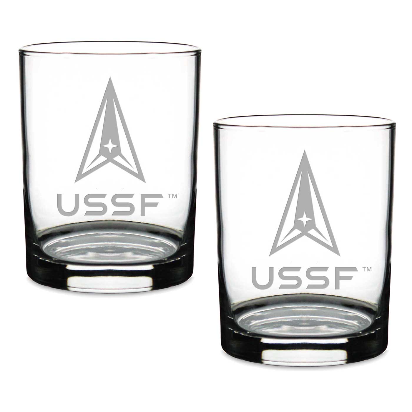 Space Force Set of 2 14oz Double Old Fashioned*