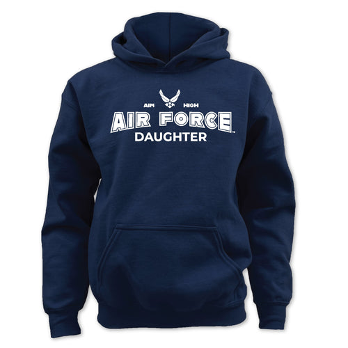 Air Force Daughter Youth Hood (Navy)