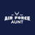 Air Force Aunt T-Shirt (Navy)