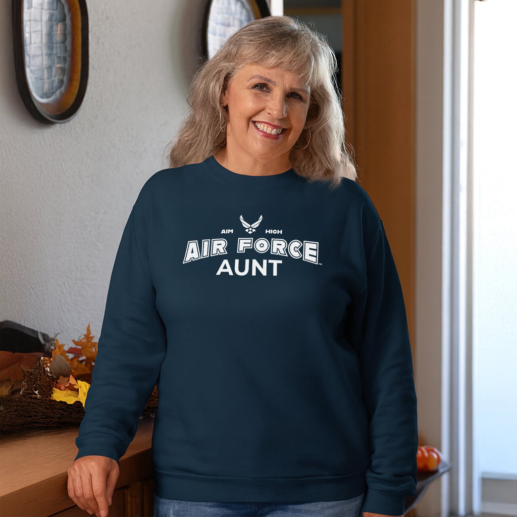 Air Force Aunt Crewneck (Navy)