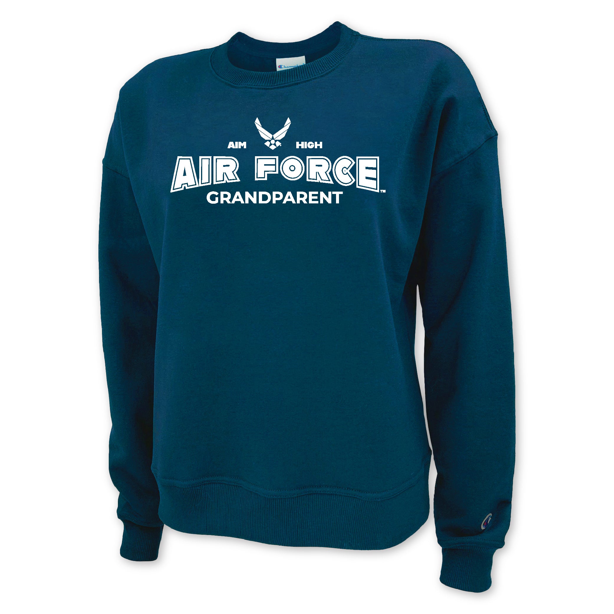 Air Force Grandparent Ladies Crewneck (Blue)