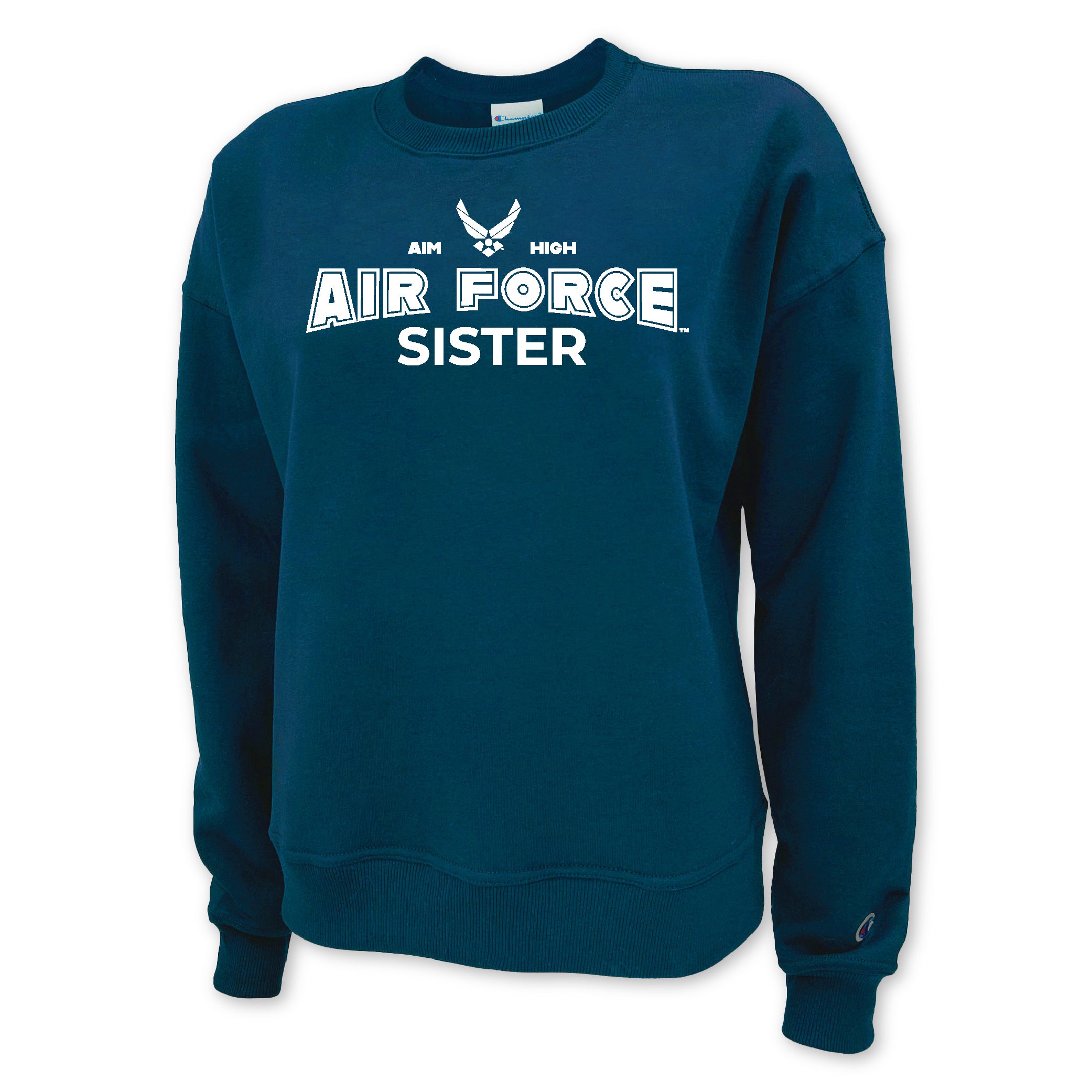 Air Force Sister Ladies Crewneck (Blue)