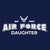 Air Force Daughter Youth T-Shirt (Navy)