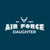 Air Force Daughter Ladies Crewneck (Blue)