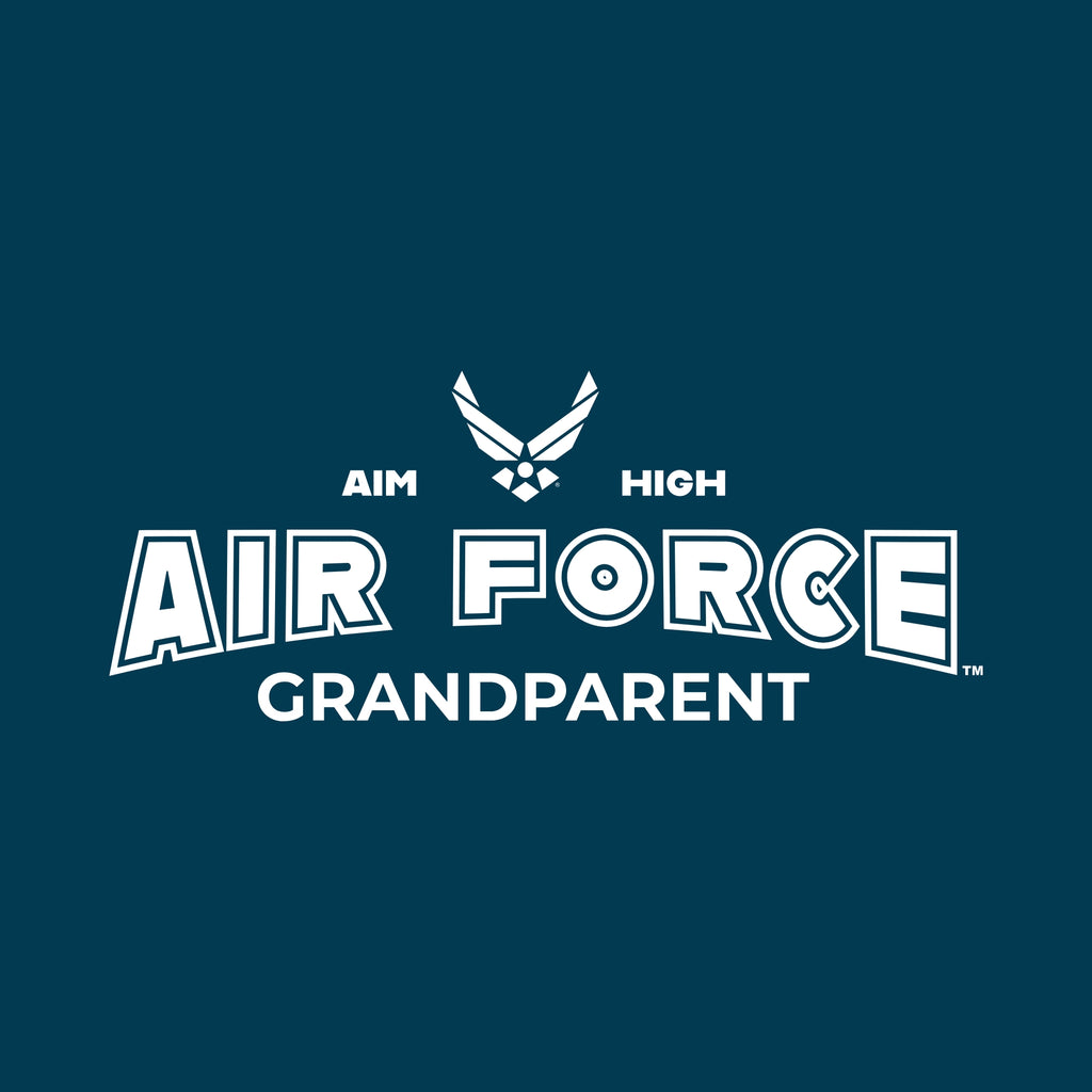 Air Force Grandparent Ladies Crewneck (Blue)