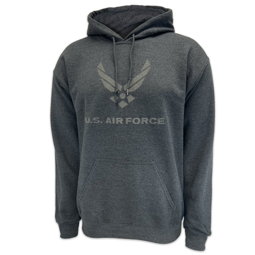 Air Force Reflective Logo Hood (Charcoal)