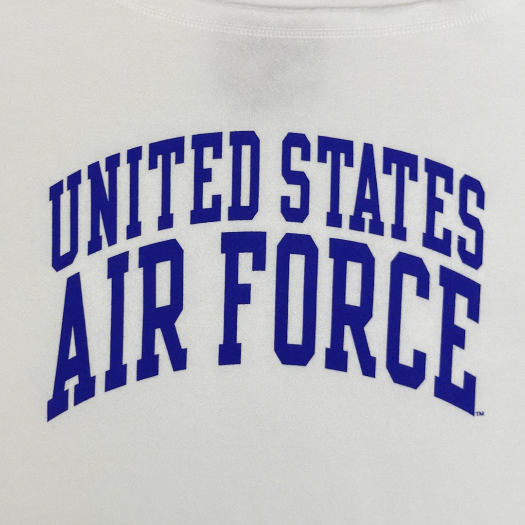 Air Force Ladies Tiffany Off the Shoulder Sweatshirt (White)