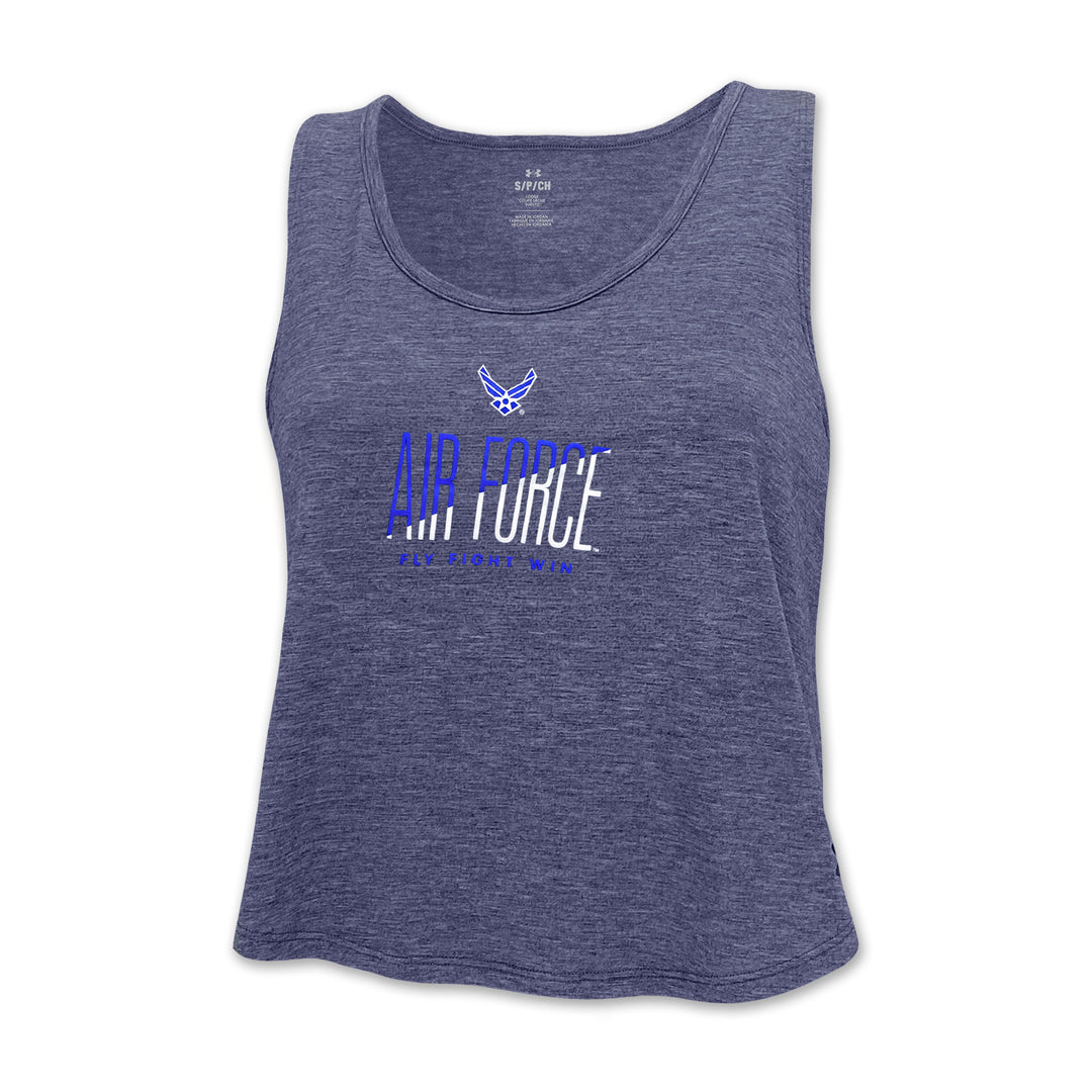 Air Force Ladies Under Armour Breezy Sport Tank (Navy)