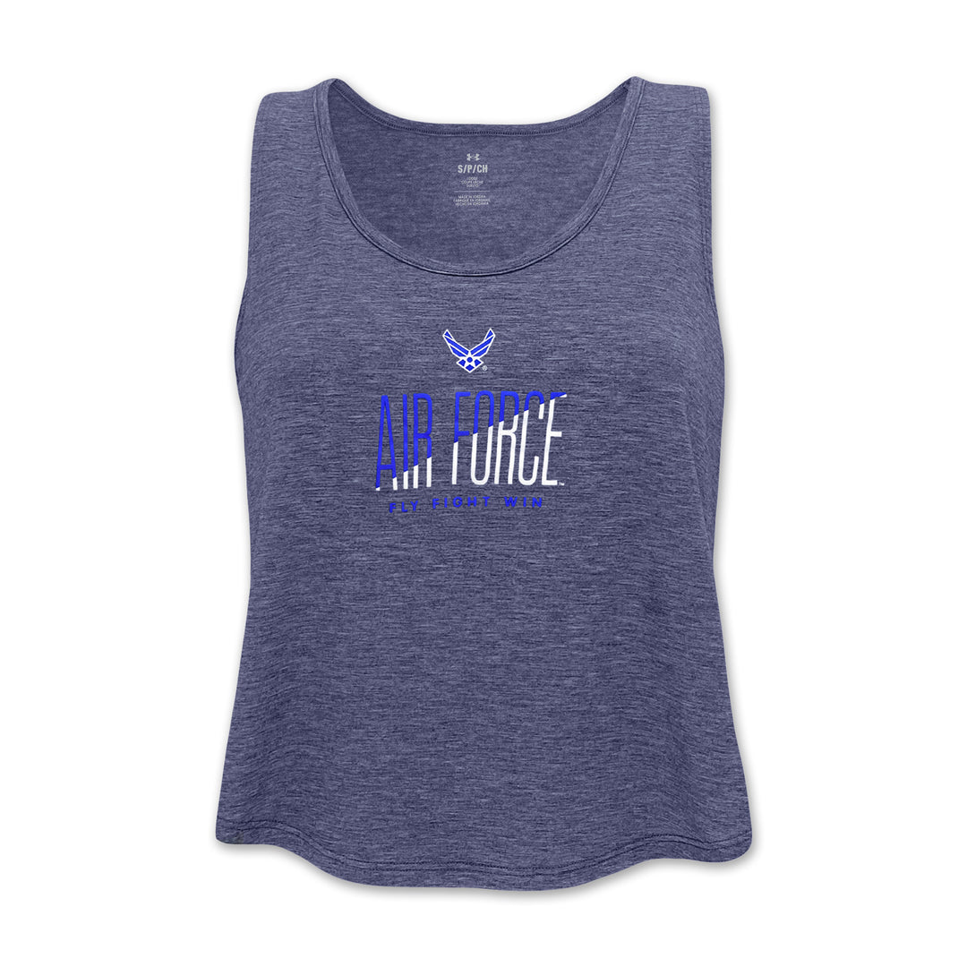 Air Force Ladies Under Armour Breezy Sport Tank (Navy)