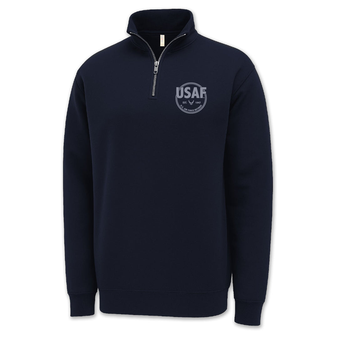 Air Force Retired Left Chest 1/4 Zip