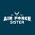 Air Force Sister Ladies Crewneck (Blue)