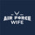Air Force Wife Ladies T-Shirt (Navy)
