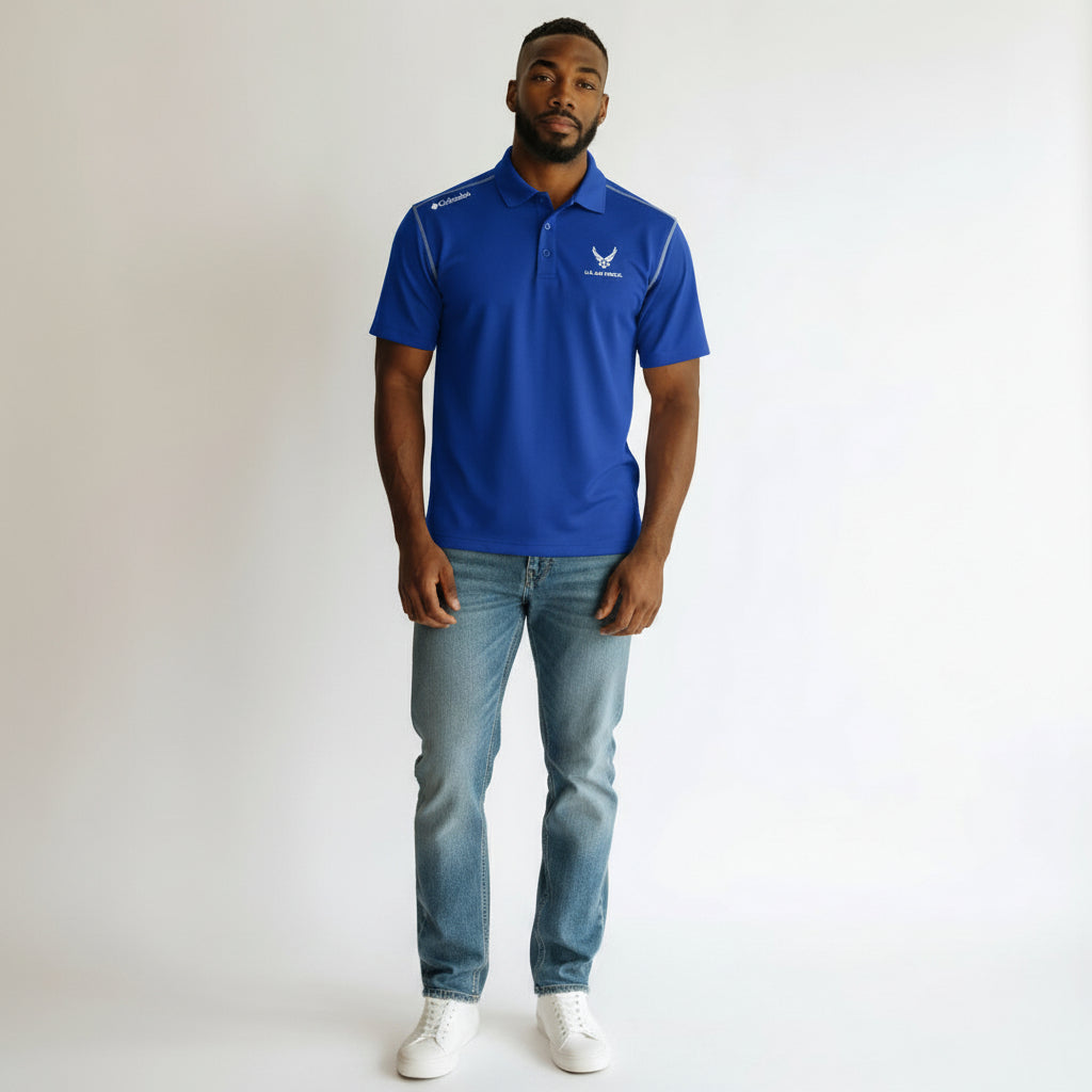 Air Force Wings Columbia Shotgun Polo*
