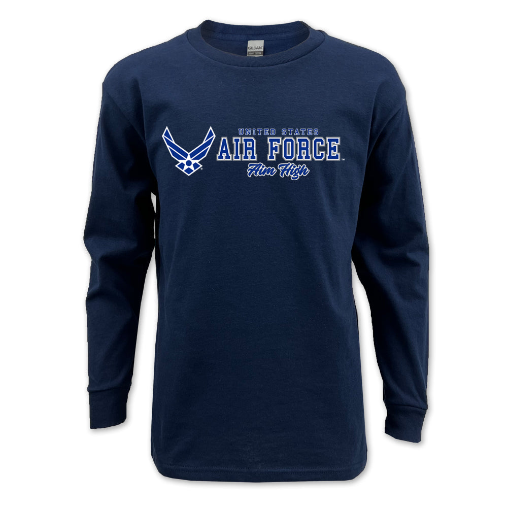 Pick Your Design Air Force Youth Long Sleeve T-Shirt