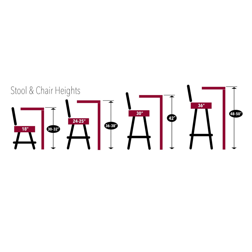 Air Force Wings Swivel Stool with Ladder Back*