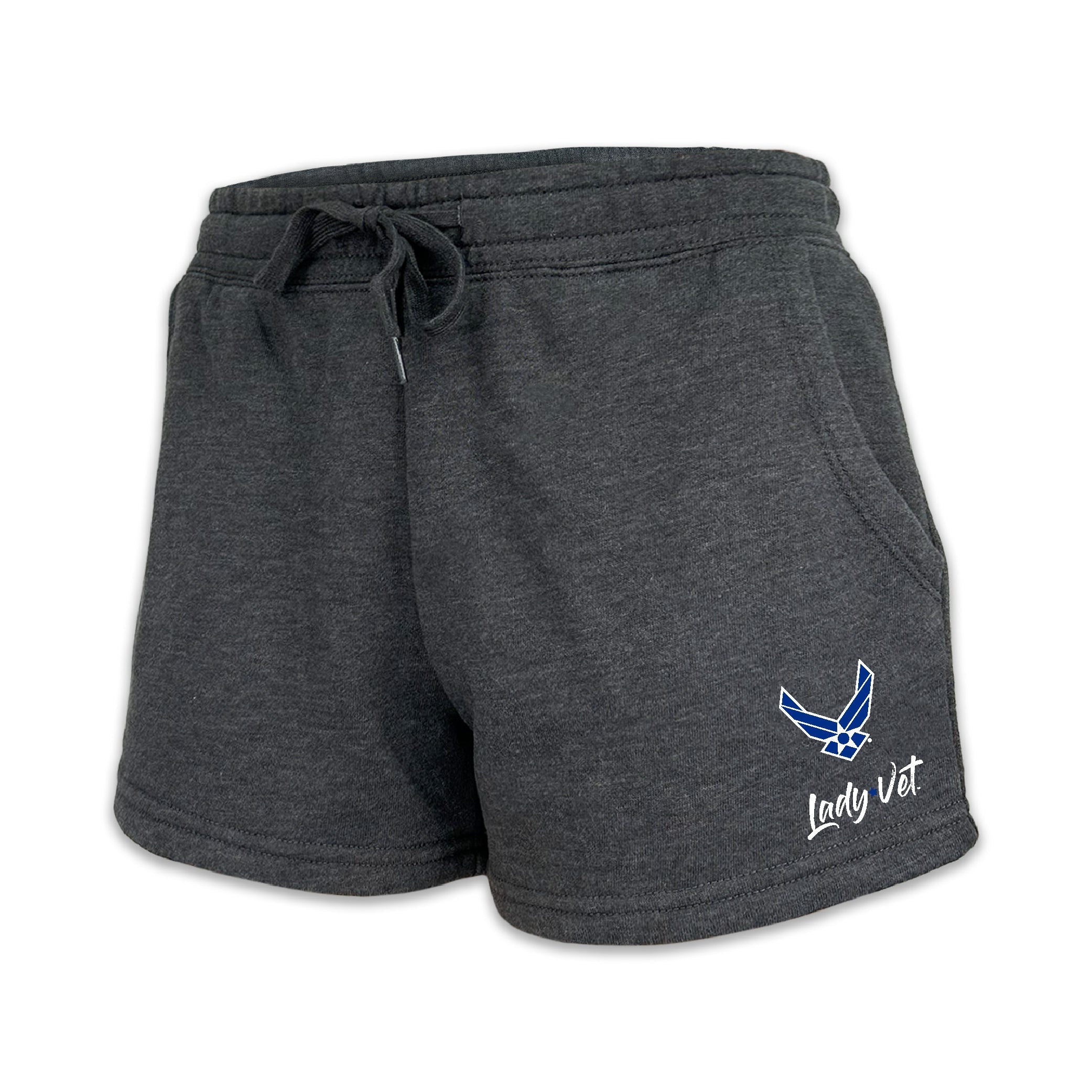 Air Force Lady Vet Ladies Fleece Shorts (4 colors available)