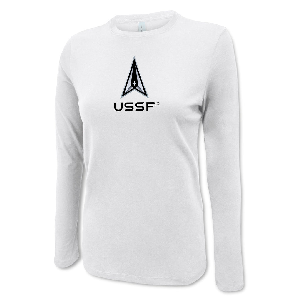 Space Force Delta Ladies Center Chest Long Sleeve