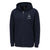 Pick Your Design Space Force Full Zip Hooded Sweatshirt (Navy)