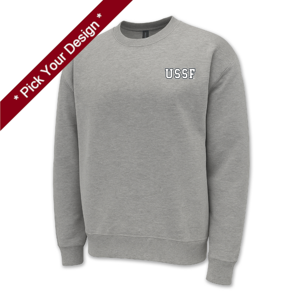 Pick Your Design Space Force Crewneck Sweatshirt
