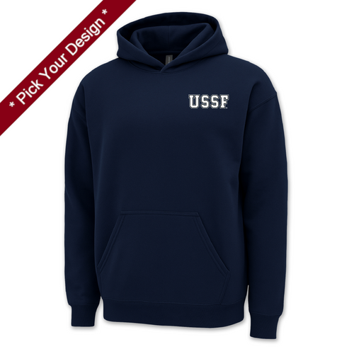 Pick Your Design Space Force Hooded Sweatshirt