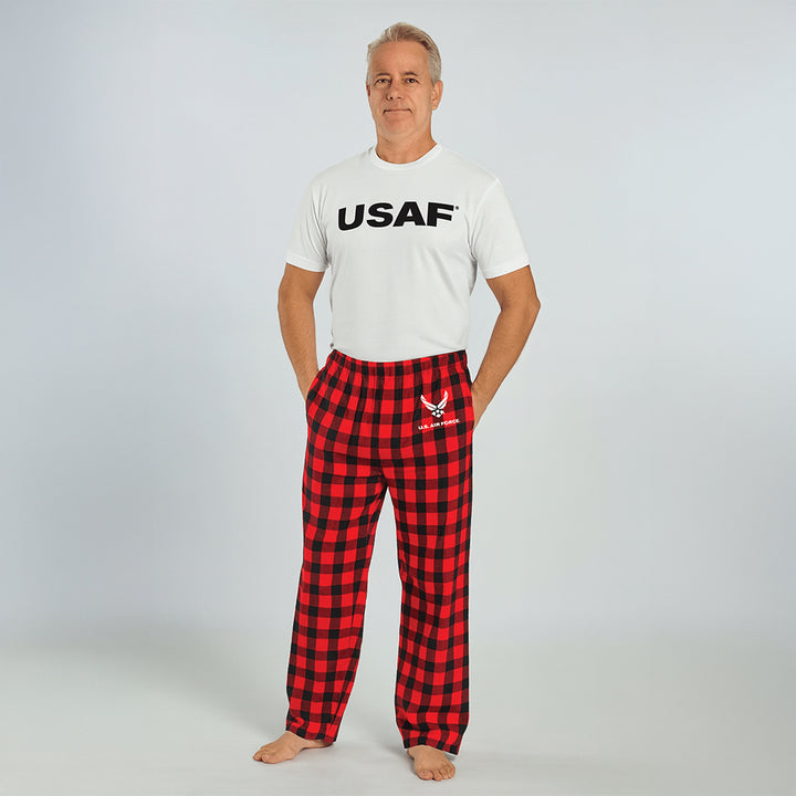 Air Force Wings Holiday Flannel Pants