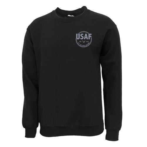 Air Force Retired Left Chest Crewneck