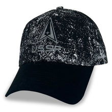 Load image into Gallery viewer, USSF Logo Galaxy Star Hat (Black)