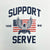 Support Those Who Serve Eagle T-Shirt (White)