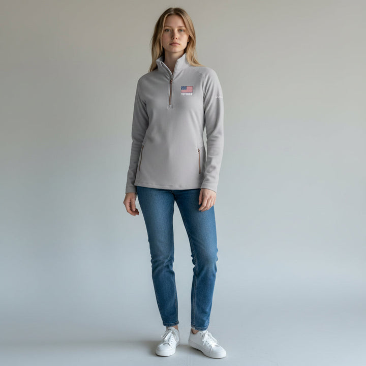 Veteran Women's Columbia Outward Nine 1/4 Zip Pullover*