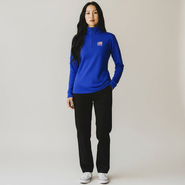 Veteran Women's Columbia Shotgun 1/4 Zip Pullover*