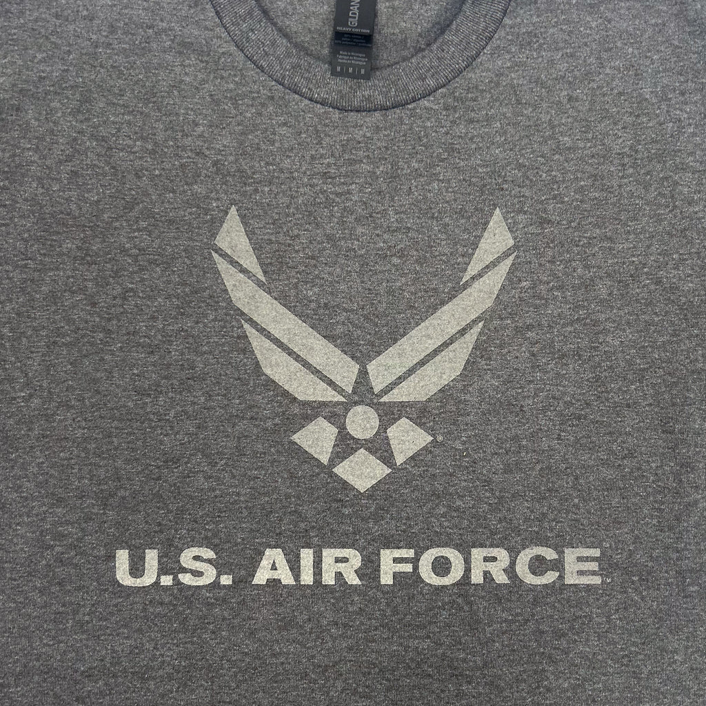 Air Force Reflective Logo T-Shirt (Charcoal)