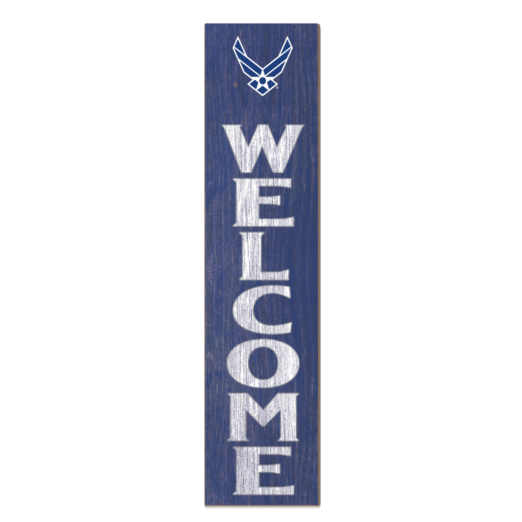 Air Force Leaning Sign Welcome (11x46)