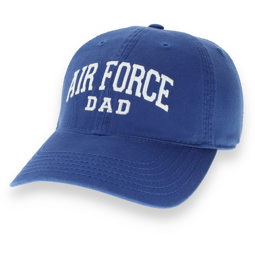 Air Force Dad Relaxed Twill Hat (Royal/White)