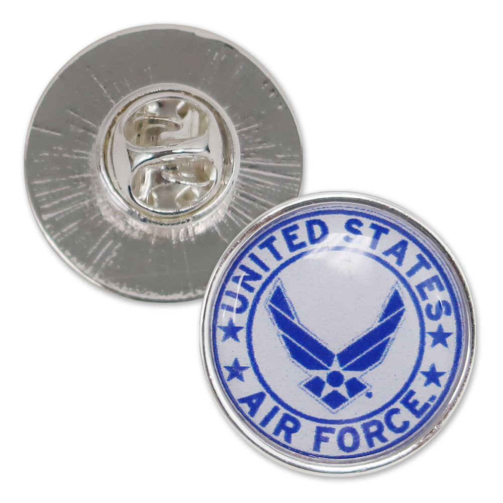 United States Air Force Wings Lapel Pin (White)