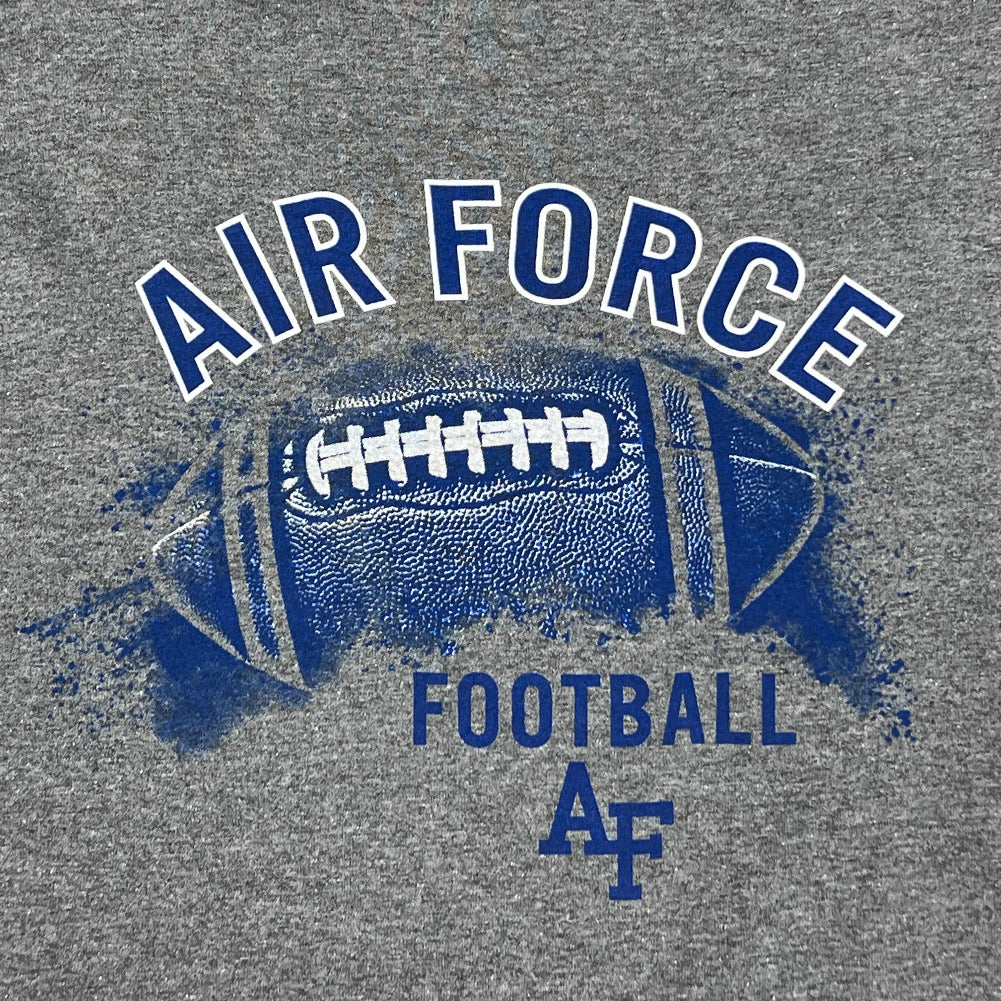 Air Force Falcons Football Long Sleeve T-Shirt (Graphite)