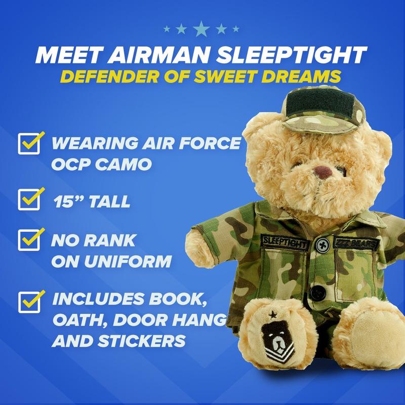 Airman Sleeptight Bear & Storybook