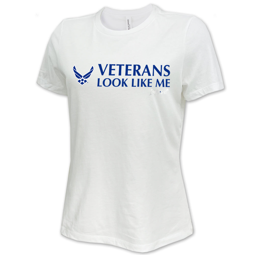 Air Force Vet Looks Like Me Ladies T-Shirt