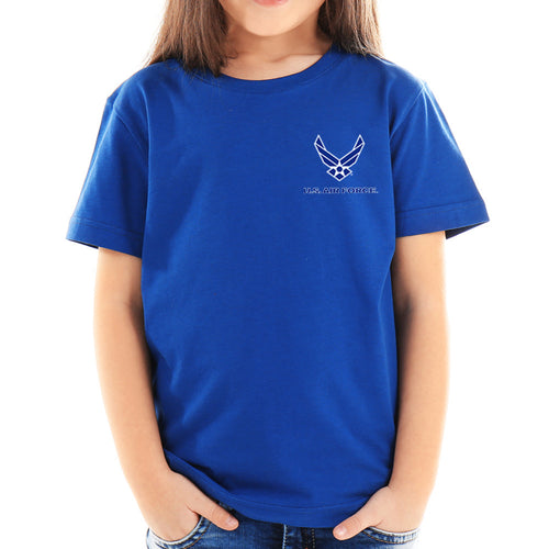 Air Force Youth Wings Left Chest Logo T