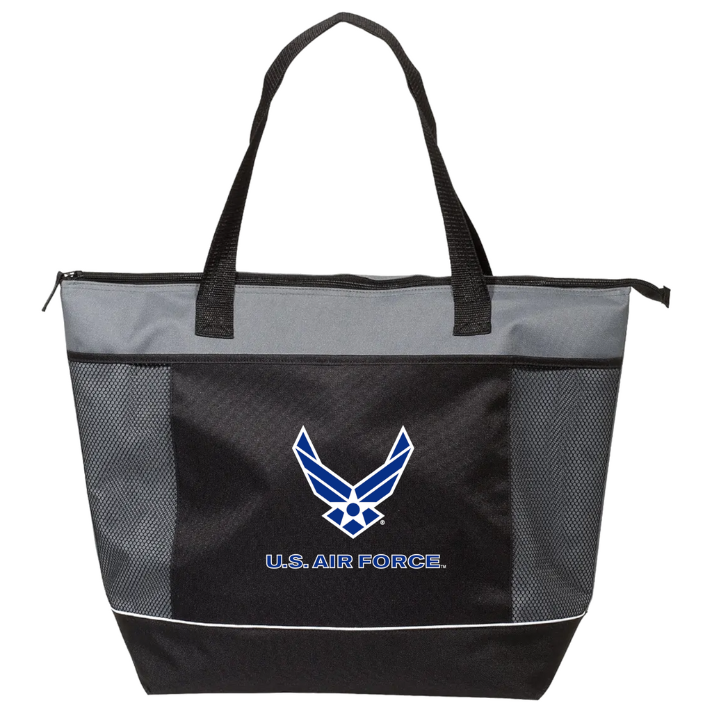 Air Force Shopping Cooler Tote (Grey)