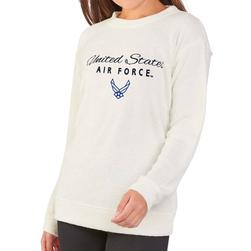 United States Air Force Wings Oversized Cozy Crew (Oatmeal)