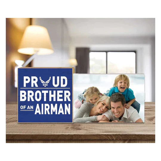 Air Force Floating Picture Frame Military Proud Brother